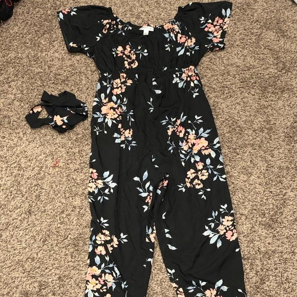 motherhood maternity jumpsuit